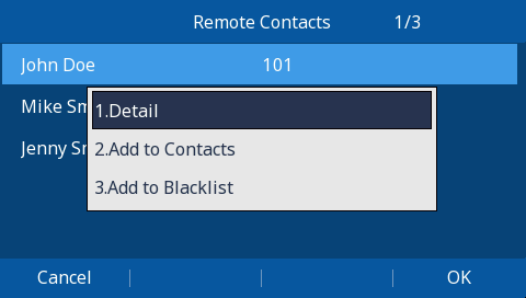 remote contacts-details